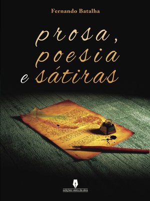 cover image of PROSA, POESIA E SÁTIRA